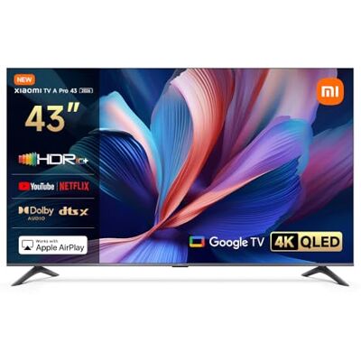 Xiaomi TV A Pro 55, 55 Pulgadas (140 cm), 4K UHD QLED, Smart TV, Google TV, Control por Voz, HDR10+, Modo Game Boost 120Hz, MEMC, 2GB+8GB, Compatible con Apple Airplay & Google Cast Xiaomi TV A Pro 55, 55 Pulgadas (140 cm), 4K UHD QLED, Smart TV, Google TV, Control por Voz, HDR10+, Modo Game Boost 120Hz, MEMC, 2GB+8GB, Compatible con Apple Airplay & Google Cast
