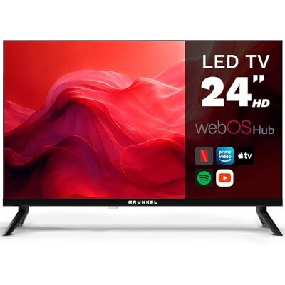 Grunkel Television Smarttv 24 Pulgadas WebOs con Pantalla LED y resolución HD 1366x768px Wi-Fi, 3 HDMI, 2 USB, Ethernet (WebOs) Grunkel Television Smarttv 24 Pulgadas WebOs con Pantalla LED y resolución HD 1366x768px Wi-Fi, 3 HDMI, 2 USB, Ethernet (WebOs)