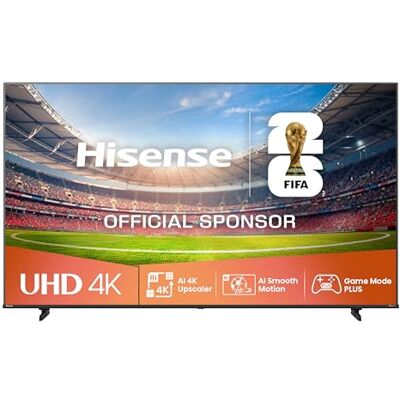 Hisense 85A6Q UHD 4K Smart TV 85 Pulgadas, Dolby Vision, Escalador IA 4K, Modo Juego Plus, Modo Deportes IA, DTS Virtual X, Control por Voz, Doble Control de Volumen, Auto Ordenación Canales TDT Hisense 85A6Q UHD 4K Smart TV 85 Pulgadas, Dolby Vision, Escalador IA 4K, Modo Juego Plus, Modo Deportes IA, DTS Virtual X, Control por Voz, Doble Control de Volumen, Auto Ordenación Canales TDT