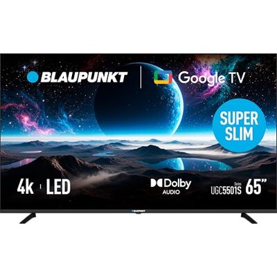 Blaupunkt BL-65UGC5501S Televisor LED 4K Ultra HD 65", Google TV 5.0, Chromecast, Bluetooth 5.1, Dolby Audio, Modelo 65UGC5501S Blaupunkt BL-65UGC5501S Televisor LED 4K Ultra HD 65", Google TV 5.0, Chromecast, Bluetooth 5.1, Dolby Audio, Modelo 65UGC5501S
