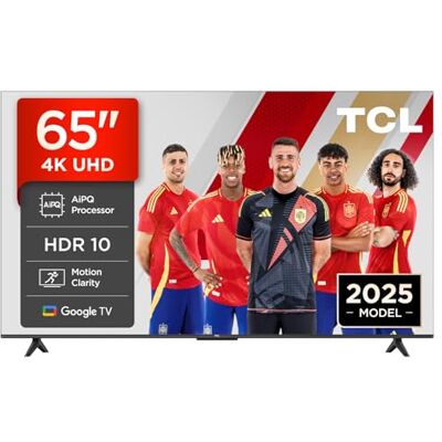 TCL 65V6C Televisor 65 Pulgadas 4K Smart TV LED, HDR, Google TV, Dolby Audio, Alexa y Google Assistant, Chromecast Built-in, Motion Clarity TCL 65V6C Televisor 65 Pulgadas 4K Smart TV LED, HDR, Google TV, Dolby Audio, Alexa y Google Assistant, Chromecast Built-in, Motion Clarity