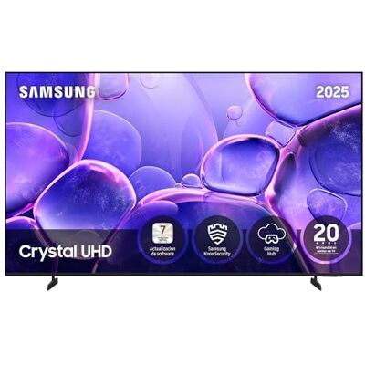 Samsung TV 85 Pulgadas Crystal UHD U8075F 4K Smart TV, Colores increíbles con Crystal Processor 4K, Escucha Todos los Altavoces con Q-Symphony, Datos protegidos Knox Security y Gaming Hub Samsung TV 85 Pulgadas Crystal UHD U8075F 4K Smart TV, Colores increíbles con Crystal Processor 4K, Escucha Todos los Altavoces con Q-Symphony, Datos protegidos Knox Security y Gaming Hub