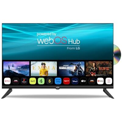 Cello C3224WSF Televisor Smart/DVD sin Marco 32 Pulgadas Reproductor de DVD Integrado Triple sintonizador Bluetooth Sistema ultrarrápido WebOS para LG Disney+ Netflix Prime Cello C3224WSF Televisor Smart/DVD sin Marco 32 Pulgadas Reproductor de DVD Integrado Triple sintonizador Bluetooth Sistema ultrarrápido WebOS para LG Disney+ Netflix Prime