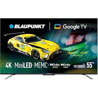 Blaupunkt BL-55MCG8000S Televisor Inteligente Mini LED 4K de 55", Google TV, Dolby Atmos, WiFi, Bluetooth 5.1, HDMI 2.1, HDR, Negro Blaupunkt BL-55MCG8000S Televisor Inteligente Mini LED 4K de 55", Google TV, Dolby Atmos, WiFi, Bluetooth 5.1, HDMI 2.1, HDR, Negro