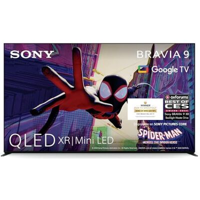 Sony BRAVIA 9 QLED XR, Mini LED 65 Pulgadas 4K HDR Google Smart TV, Funciones Gaming para PlayStation 5, IMAX Enhanced, Dolby Vision Atmos, Chromecast, AirPlay, 120Hz 65XR90, 85", Negro Sony BRAVIA 9 QLED XR, Mini LED 65 Pulgadas 4K HDR Google Smart TV, Funciones Gaming para PlayStation 5, IMAX Enhanced, Dolby Vision Atmos, Chromecast, AirPlay, 120Hz 65XR90, 85", Negro