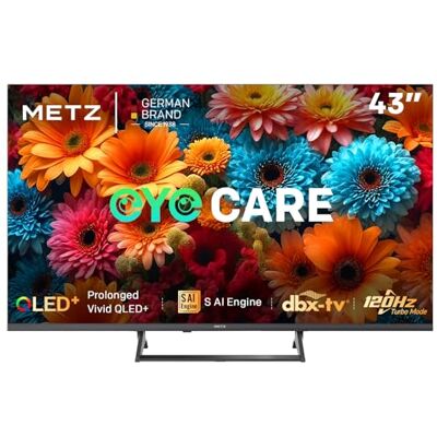 Metz 43" MQF7500Z QLED 4K Google TV, 5th Gen QLED, Smart TV, HDR10+, Dolby Vision & Atmos, 120Hz Mode, MEMC, Game Hub, AI TV, Google Cast, Cuidado Ocular, Asistencia Visual, 2025 Metz 43" MQF7500Z QLED 4K Google TV, 5th Gen QLED, Smart TV, HDR10+, Dolby Vision & Atmos, 120Hz Mode, MEMC, Game Hub, AI TV, Google Cast, Cuidado Ocular, Asistencia Visual, 2025