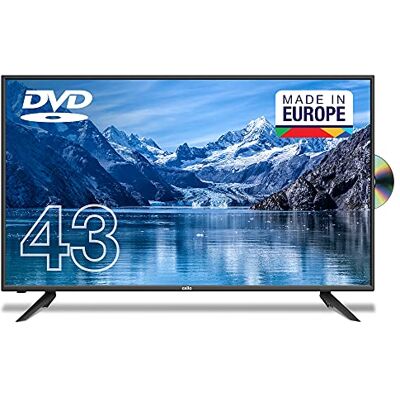 Cello C4320F Televisor LED 43” Full HD con DVD Integrado, no Smart, fácil de Usar, Triple sintonizador DVB-T2/C/S2, USB grabación y reproducción, HDMI, Ideal para hogar y Personas Mayores Cello C4320F Televisor LED 43” Full HD con DVD Integrado, no Smart, fácil de Usar, Triple sintonizador DVB-T2/C/S2, USB grabación y reproducción, HDMI, Ideal para hogar y Personas Mayores