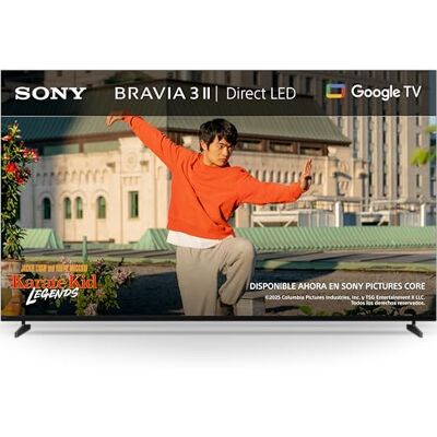 Sony BRAVIA 3 II 43 Pulgadas TV 4K Smart TV (Google TV), Procesador XR con Inteligencia Artificial, 120 Hz, Dolby Vision y Dolby Atmos, Compatible con PS5, 43XR32M2, Modelo 2026 Sony BRAVIA 3 II 43 Pulgadas TV 4K Smart TV (Google TV), Procesador XR con Inteligencia Artificial, 120 Hz, Dolby Vision y Dolby Atmos, Compatible con PS5, 43XR32M2, Modelo 2026