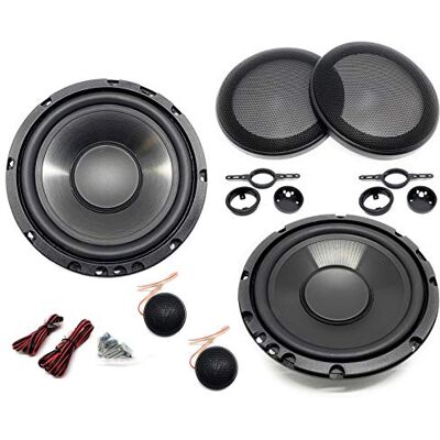 sound-way Kit Montaje Autoradio, Altavoces Coche 16.5 cm, Universales, Altavoz Coaxial 2 Vias, 120 Watts sound-way Kit Montaje Autoradio, Altavoces Coche 16.5 cm, Universales, Altavoz Coaxial 2 Vias, 120 Watts