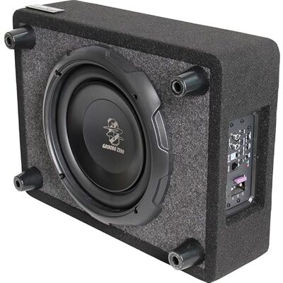 Ground Zero GZCS 25SUB-ACT Subwoofer (25 cm, 320/430 W, 50-150 Hz, 9-16 V, Downfire, madera) Ground Zero GZCS 25SUB-ACT Subwoofer (25 cm, 320/430 W, 50-150 Hz, 9-16 V, Downfire, madera)