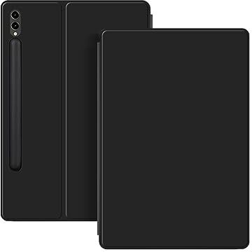 Aoyygg Caso Adecuado para Samsung Tab S9 Ultra, Polvo Cubrir Caso para Tab S9 Ultra X910 Ordenador Estar de Pie Manga Accesorios (Negro)