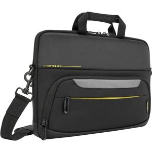 Targus Maletín para portátil de hasta 14 pulgadas con cierre superior CityGear, funda ligera para los desplazamientos diarios, protector de ordenador – Negro, TSS866GL Targus Maletín para portátil de hasta 14 pulgadas con cierre superior CityGear, funda ligera para los desplazamientos diarios, protector de ordenador – Negro, TSS866GL