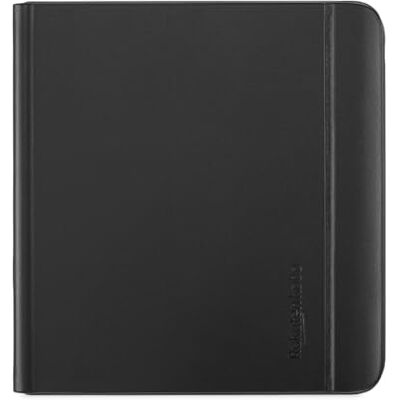 Kobo Funda de Libra Colour para Stylus Negro Tecnología de Sueño/Despertar Soporte Integrado de 2 Posiciones Cuero Vegano Compatible con el eReader Libra Colour de 7” Kobo Funda de Libra Colour para Stylus Negro Tecnología de Sueño/Despertar Soporte Integrado de 2 Posiciones Cuero Vegano Compatible con el eReader Libra Colour de 7”