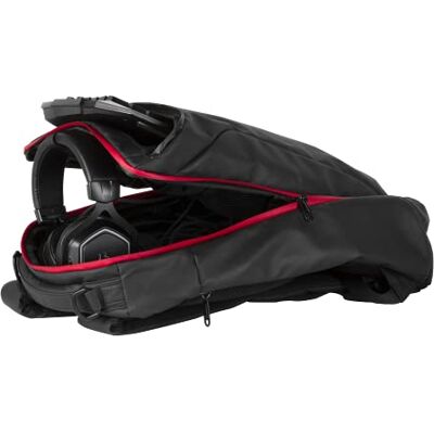 Konix Drakkar Mochila Protectora y de Transporte Ragnarr para PC Gaming portátil de 17" Volumen 27 l Negro y Rojo Konix Drakkar Mochila Protectora y de Transporte Ragnarr para PC Gaming portátil de 17" Volumen 27 l Negro y Rojo