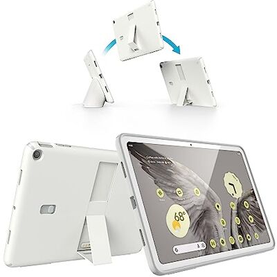 Speck Funda y Soporte para Tablet Google Pixel 2023, Parte Trasera Completa, Delgada, Resistente a los arañazos, protección contra caídas y Soporte Ajustable, Funciona con la Base de Carga de Altavoz Speck Funda y Soporte para Tablet Google Pixel 2023, Parte Trasera Completa, Delgada, Resistente a los arañazos, protección contra caídas y Soporte Ajustable, Funciona con la Base de Carga de Altavoz