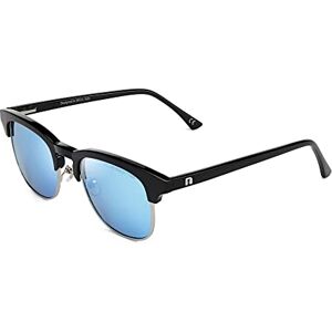 CLANDESTINE Gafas de Sol Unisex Modelo Classic Color Negro Cristal Polarizado Antirreflejante de Color Azul Montura Semitransparente 140 mm x 50 mm CLANDESTINE Gafas de Sol Unisex Modelo Classic Color Negro Cristal Polarizado Antirreflejante de Color Azul Montura Semitransparente 140 mm x 50 mm