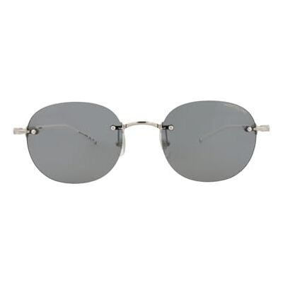 MONTBLANC Sunglasses MB0126S Silver-Silver-Silver 54 Mens MONTBLANC Sunglasses MB0126S Silver-Silver-Silver 54 Mens