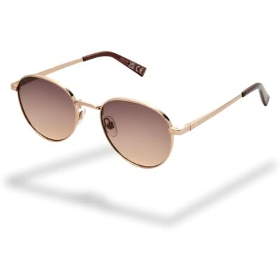 Foster Grant Prestige gafas de sol mujer – montura redonda metálica bronce con cristales degradados marrones, antirrayaduras & UV400 Foster Grant Prestige gafas de sol mujer – montura redonda metálica bronce con cristales degradados marrones, antirrayaduras & UV400