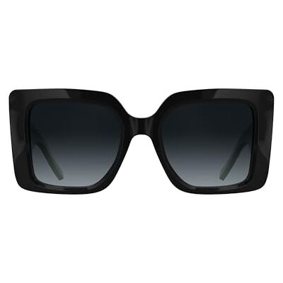 KARL LAGERFELD Women's Sunglasses Black/White with Gradient Grey Lens KARL LAGERFELD Women's Sunglasses Black/White with Gradient Grey Lens