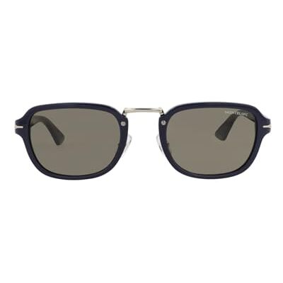 MONTBLANC Sunglasses MB0264S Blue-Blue-Grey 52 Mens MONTBLANC Sunglasses MB0264S Blue-Blue-Grey 52 Mens