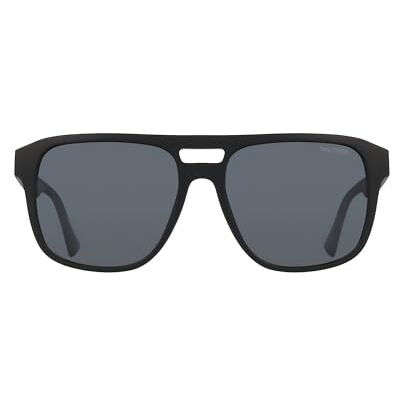 Nautica Men's Sunglasses Matte Black with Solid Smoke Polarized Lens Nautica Men's Sunglasses Matte Black with Solid Smoke Polarized Lens