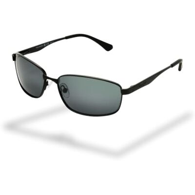 Foster Grant Wrangler Flat Land gafas de sol – polarizadas unisex wrap negro, montura metal, bisagras de resorte, cristales antirrayaduras & protección UV400 para el exterior Foster Grant Wrangler Flat Land gafas de sol – polarizadas unisex wrap negro, montura metal, bisagras de resorte, cristales antirrayaduras & protección UV400 para el exterior