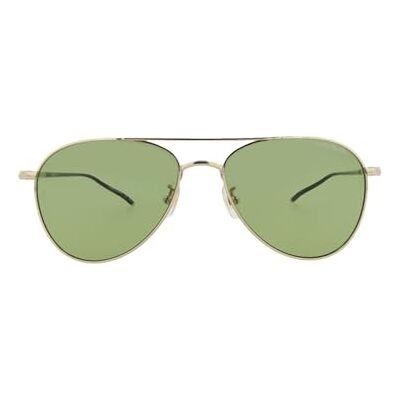 MONTBLANC Sunglasses MB0128S Gold-Gold-Green 58 Mens MONTBLANC Sunglasses MB0128S Gold-Gold-Green 58 Mens