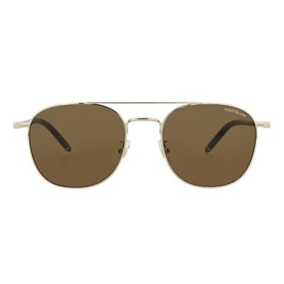 MONTBLANC Sunglasses MB0271S Gold-Grey-Brown 56 Mens MONTBLANC Sunglasses MB0271S Gold-Grey-Brown 56 Mens