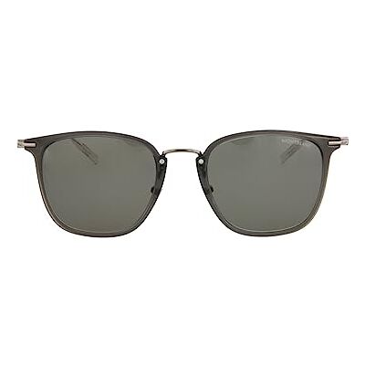 MONTBLANC Sunglasses MB0157SA Grey-Ruthenium-Grey 53 Mens MONTBLANC Sunglasses MB0157SA Grey-Ruthenium-Grey 53 Mens