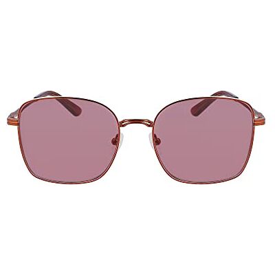 Calvin Women's Sunglasses White with Solid Brown Lens Calvin Women's Sunglasses White with Solid Brown Lens