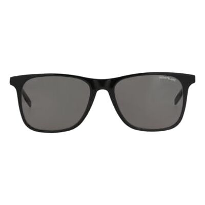 MONTBLANC Sunglasses MB0174S Black-Black-Grey 54 Mens MONTBLANC Sunglasses MB0174S Black-Black-Grey 54 Mens