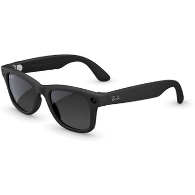 Meta Ray-Ban (Gen 2) Wayfarer Gafas IA para Hombre, Mujer — Cámara 12 MP, Video 3K Ultra HD, Open-Ear Audio, AI — 2X Duración de Batería — Montura Negra Mate, Lente Polar Gradient Graphite Meta Ray-Ban (Gen 2) Wayfarer Gafas IA para Hombre, Mujer — Cámara 12 MP, Video 3K Ultra HD, Open-Ear Audio, AI — 2X Duración de Batería — Montura Negra Mate, Lente Polar Gradient Graphite