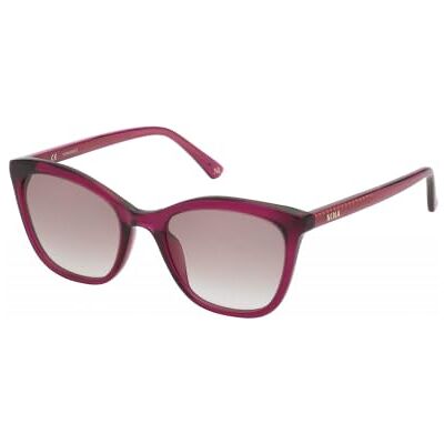 Nina Ricci DE RIGO VISION ESPAÑA SUNGLASSES MAT: Acetate-C: SHINY TRANSP.RASPBERRY/BROWN GRADIENT D: 140x20 / Female Nina Ricci DE RIGO VISION ESPAÑA SUNGLASSES MAT: Acetate-C: SHINY TRANSP.RASPBERRY/BROWN GRADIENT D: 140x20 / Female