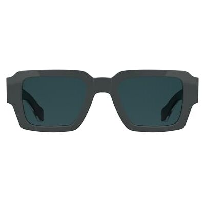 Calvin Men's Sunglasses CK25538S Grey with Solid Blue Lens Calvin Men's Sunglasses CK25538S Grey with Solid Blue Lens