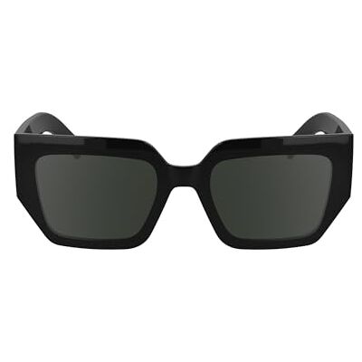 KARL LAGERFELD Women's Sunglasses Black with Solid Smoke Lens KARL LAGERFELD Women's Sunglasses Black with Solid Smoke Lens