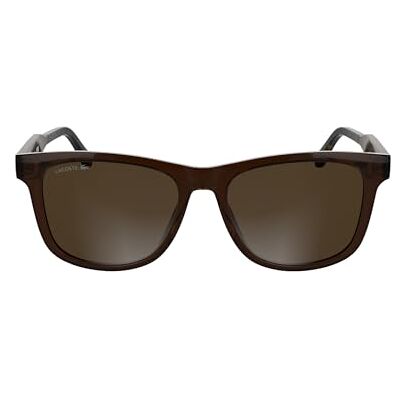 Lacoste Men's Sunglasses L6060S/N Transparent Dark Brown with Lens Lacoste Men's Sunglasses L6060S/N Transparent Dark Brown with Lens