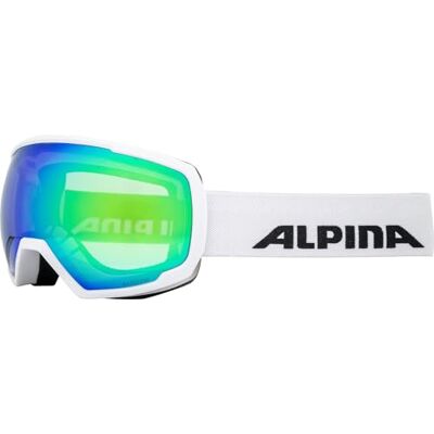 ALPINA SARENNE Gafas de esquí para visión ideal, antivaho, aptas para usuarios de gafas, banda antideslizante, ajuste óptimo, white matt ALPINA SARENNE Gafas de esquí para visión ideal, antivaho, aptas para usuarios de gafas, banda antideslizante, ajuste óptimo, white matt