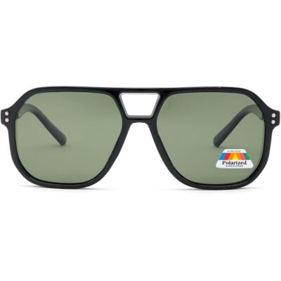 OPULIZE Lux Gafas de sol con protección UV400, bolsa negra y paño de limpieza, Negro X Polarizado Verde Oscuro, Talla única OPULIZE Lux Gafas de sol con protección UV400, bolsa negra y paño de limpieza, Negro X Polarizado Verde Oscuro, Talla única