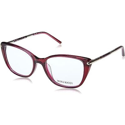 Nina Ricci GAFAS DE VISTA COLOR SHINY TRANSP.BORDEAUX RED PARA MUJER TALLA 52/140/17 Nina Ricci GAFAS DE VISTA COLOR SHINY TRANSP.BORDEAUX RED PARA MUJER TALLA 52/140/17