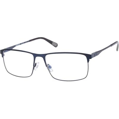 CAT erpillar Gafas rectangulares de acero inoxidable en azul marino para hombre, gafas con nivel de visión, opcionales con gafas de sol tintadas o filtro de luz azul (modelo ) CAT erpillar Gafas rectangulares de acero inoxidable en azul marino para hombre, gafas con nivel de visión, opcionales con gafas de sol tintadas o filtro de luz azul (modelo )