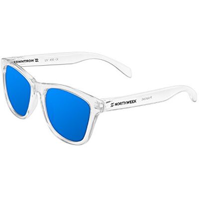 NORTHWEEK Regular Seabright Gafas de Sol para Hombre y Mujer, Polarizadas, Translúcido/Azul NORTHWEEK Regular Seabright Gafas de Sol para Hombre y Mujer, Polarizadas, Translúcido/Azul