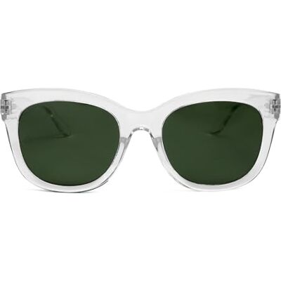 OPULIZE BIG Gafas de sol mujer y hombre Moda con marco grande Lentes verdes Antirreflectante y Antideslumbrante Lentes polarizadas con protección UV400 Claro OPULIZE BIG Gafas de sol mujer y hombre Moda con marco grande Lentes verdes Antirreflectante y Antideslumbrante Lentes polarizadas con protección UV400 Claro