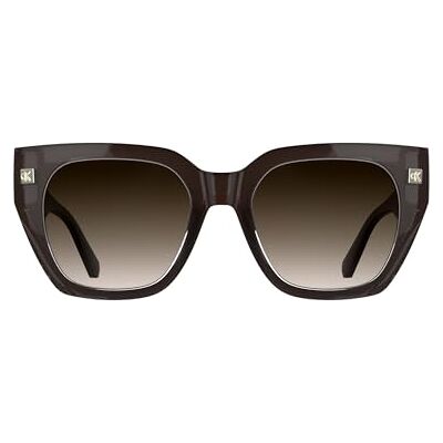 Calvin Women's Sunglasses Brown with Gradient Brown Lens Calvin Women's Sunglasses Brown with Gradient Brown Lens
