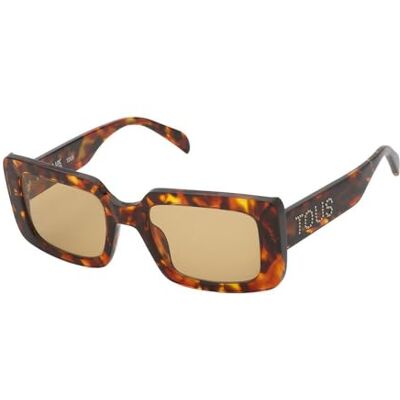 TOUS Sunglasses SHINY BROWN-YELLOW-RED HAVANA 52/21/140 Mujer TOUS Sunglasses SHINY BROWN-YELLOW-RED HAVANA 52/21/140 Mujer