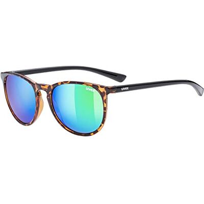 Uvex LGL 43, gafas de sol unisex, de espejo, filtro cat. 3, havanna/green, one size Uvex LGL 43, gafas de sol unisex, de espejo, filtro cat. 3, havanna/green, one size