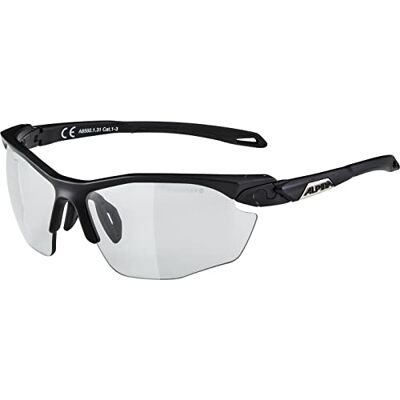 ALPINA Unisex Adultos, Twist Five HR VL+ Gafas Deportivas, Black Matt, One Size ALPINA Unisex Adultos, Twist Five HR VL+ Gafas Deportivas, Black Matt, One Size