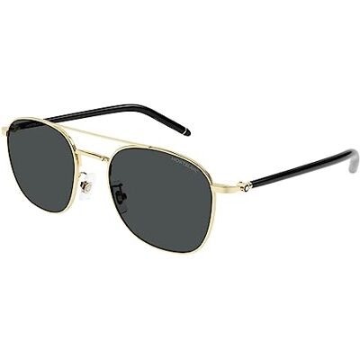 MONTBLANC Sunglasses MB0271S Gold-Black-Grey 54 Mens MONTBLANC Sunglasses MB0271S Gold-Black-Grey 54 Mens
