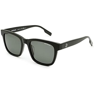 MONTBLANC Sunglasses MB0177SK Black-Black-Grey 56 Mens MONTBLANC Sunglasses MB0177SK Black-Black-Grey 56 Mens