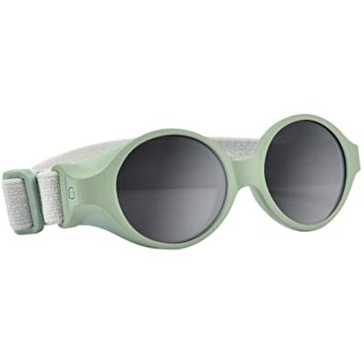 Béaba , Gafas de Sol para Bebé 0-9 Meses, Protección 100% UV CAT 4, Protección Lateral, Confort Óptimo, Banda Elástica Ajustable, Colección Glee, verde salvia Béaba , Gafas de Sol para Bebé 0-9 Meses, Protección 100% UV CAT 4, Protección Lateral, Confort Óptimo, Banda Elástica Ajustable, Colección Glee, verde salvia