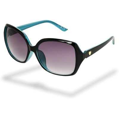 Foster Grant Gafas de Sol Mujer Mariposa FG 26 583 – Montura Extragrande Negra con Oro Rosa, Lentes Degradados Marrones & Protección UV400 Foster Grant Gafas de Sol Mujer Mariposa FG 26 583 – Montura Extragrande Negra con Oro Rosa, Lentes Degradados Marrones & Protección UV400